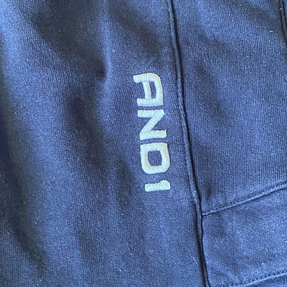 AND1 Navy Blue Jogger Pants - Picture 8 of 10